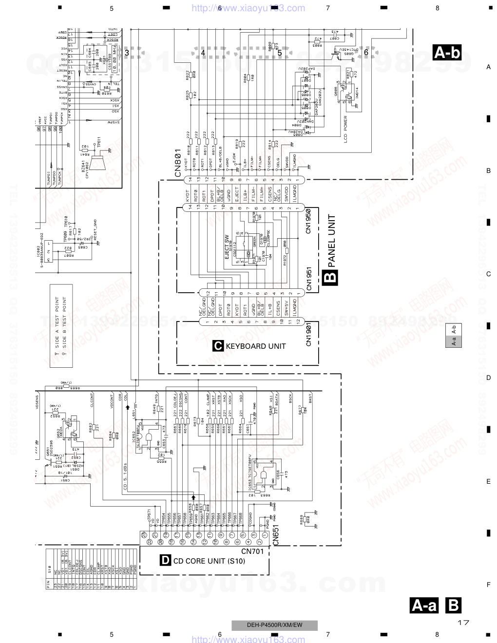 先锋PIONEER DEH-P4500RXNEW电路图-6 先锋PIONEER DEH-P4500RXNEW电路图-6