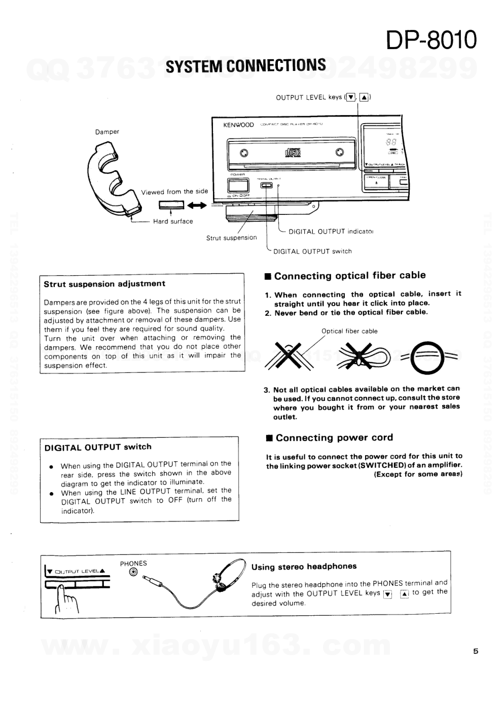 建伍KENWOOD DP-8010 CD播放机维修手册-4 建伍KENWOOD DP-8010 CD播放机维修手册-4