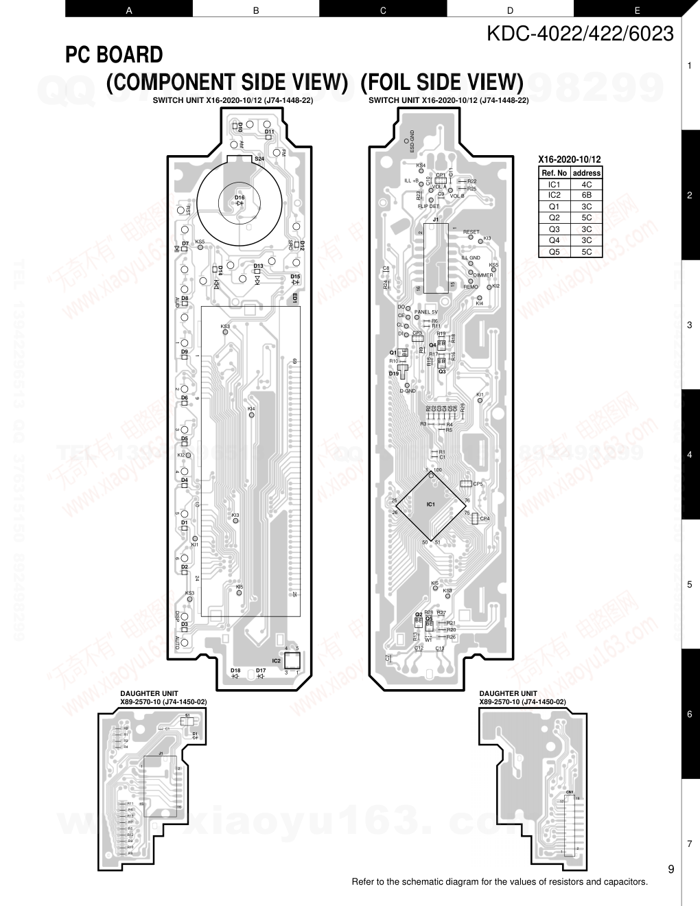 建伍KENWOOD KDC-4022 CD播放器电路图-8 建伍KENWOOD KDC-4022 CD播放器电路图-8