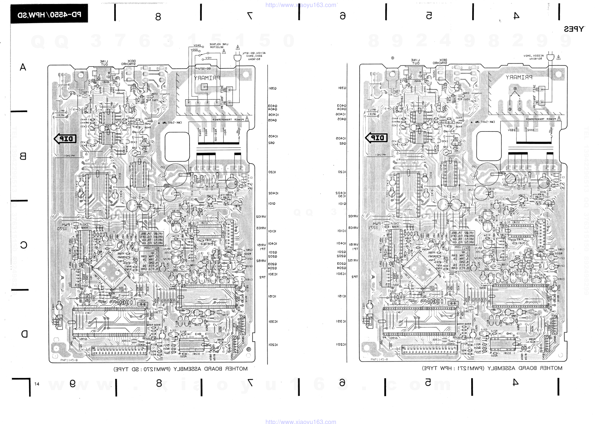 先锋PIONEER PD-4550音响电路图-8 先锋PIONEER PD-4550音响电路图-8