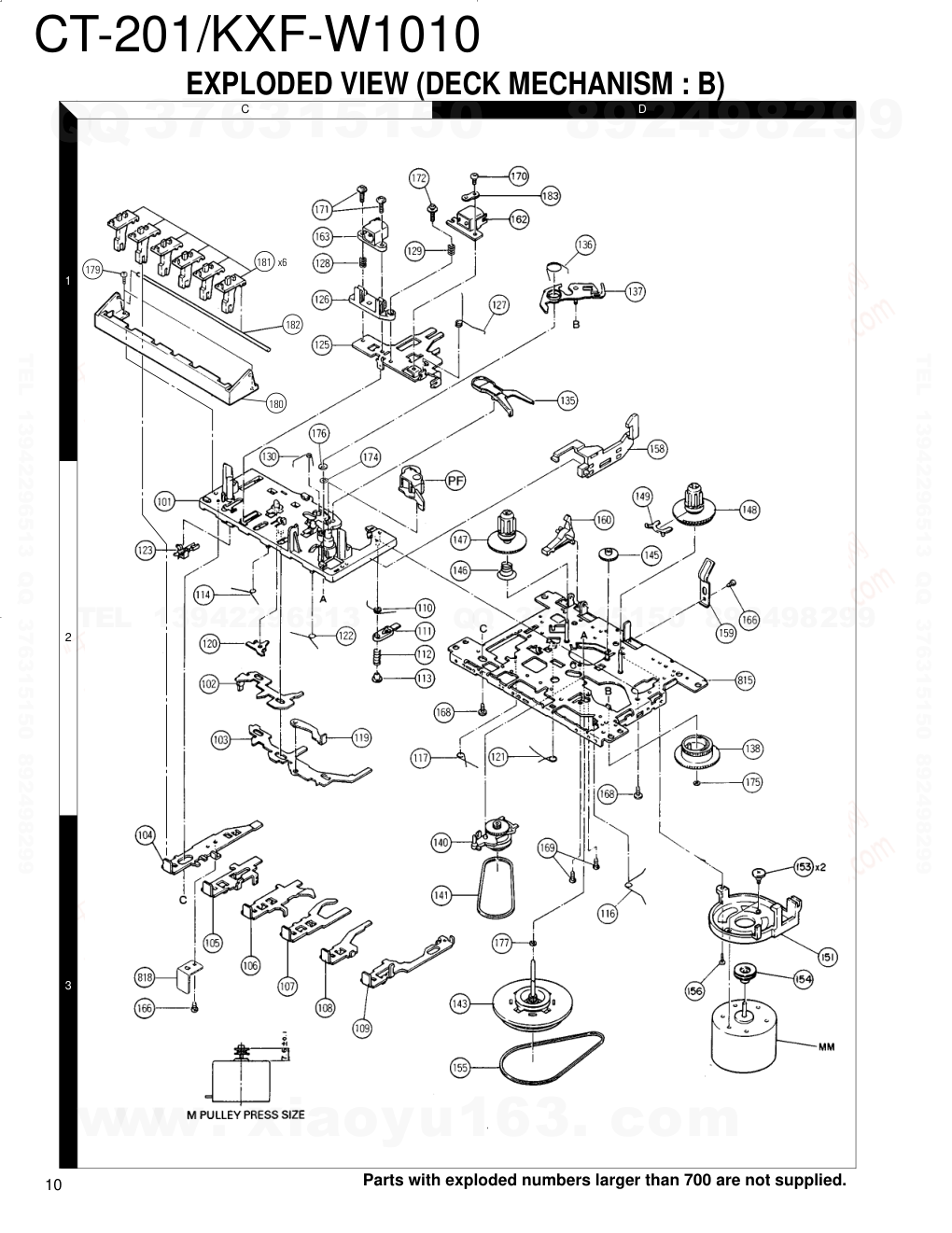 建伍KENWOOD CT-201双碟播放机维修手册-7 建伍KENWOOD CT-201双碟播放机维修手册-7