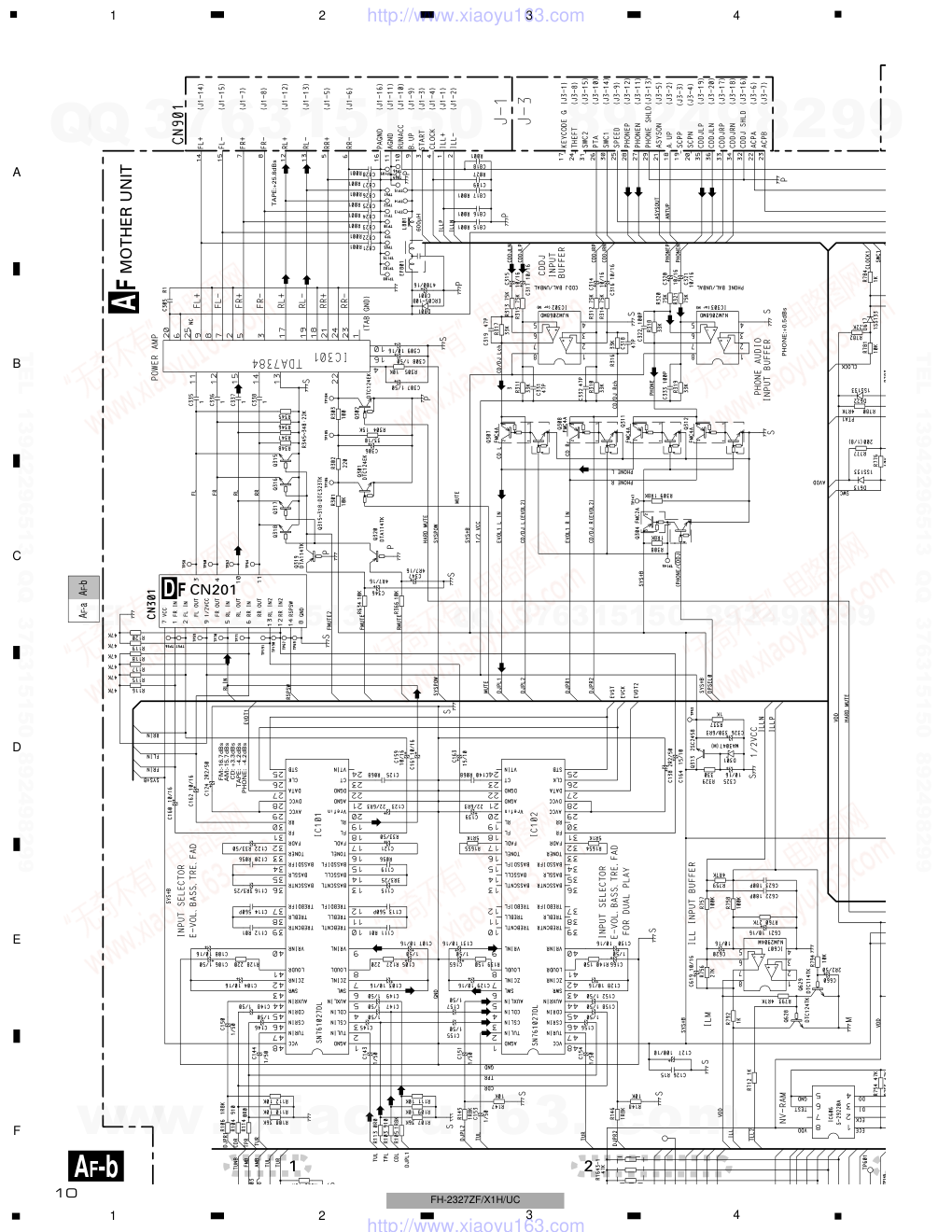 先锋PIONEER FH-2327ZF音响电路图-9 先锋PIONEER FH-2327ZF音响电路图-9