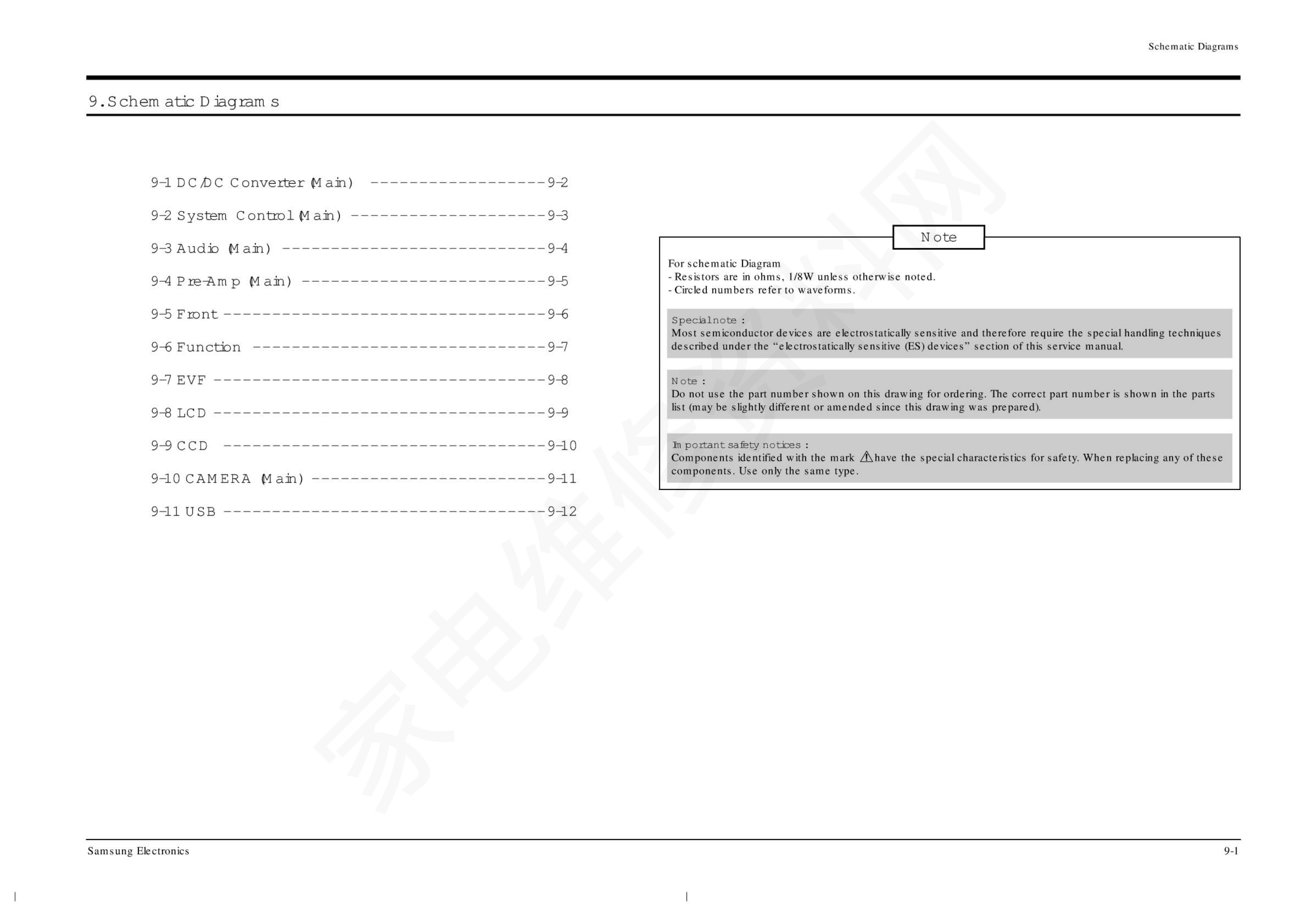 Samsung SC-L770摄像机电路图-0