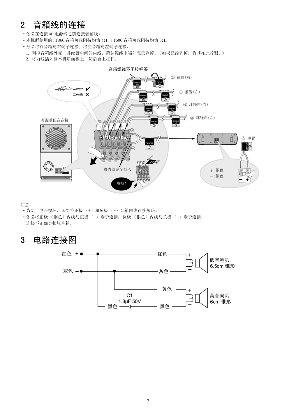 松下SB-PS606GK音响系统维修手册-6 松下SB-PS606GK音响系统维修手册-6