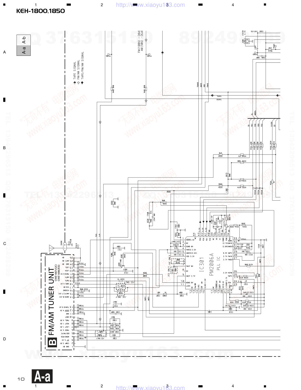 先锋PIONEER KEH-1850音响电路图-9 先锋PIONEER KEH-1850音响电路图-9