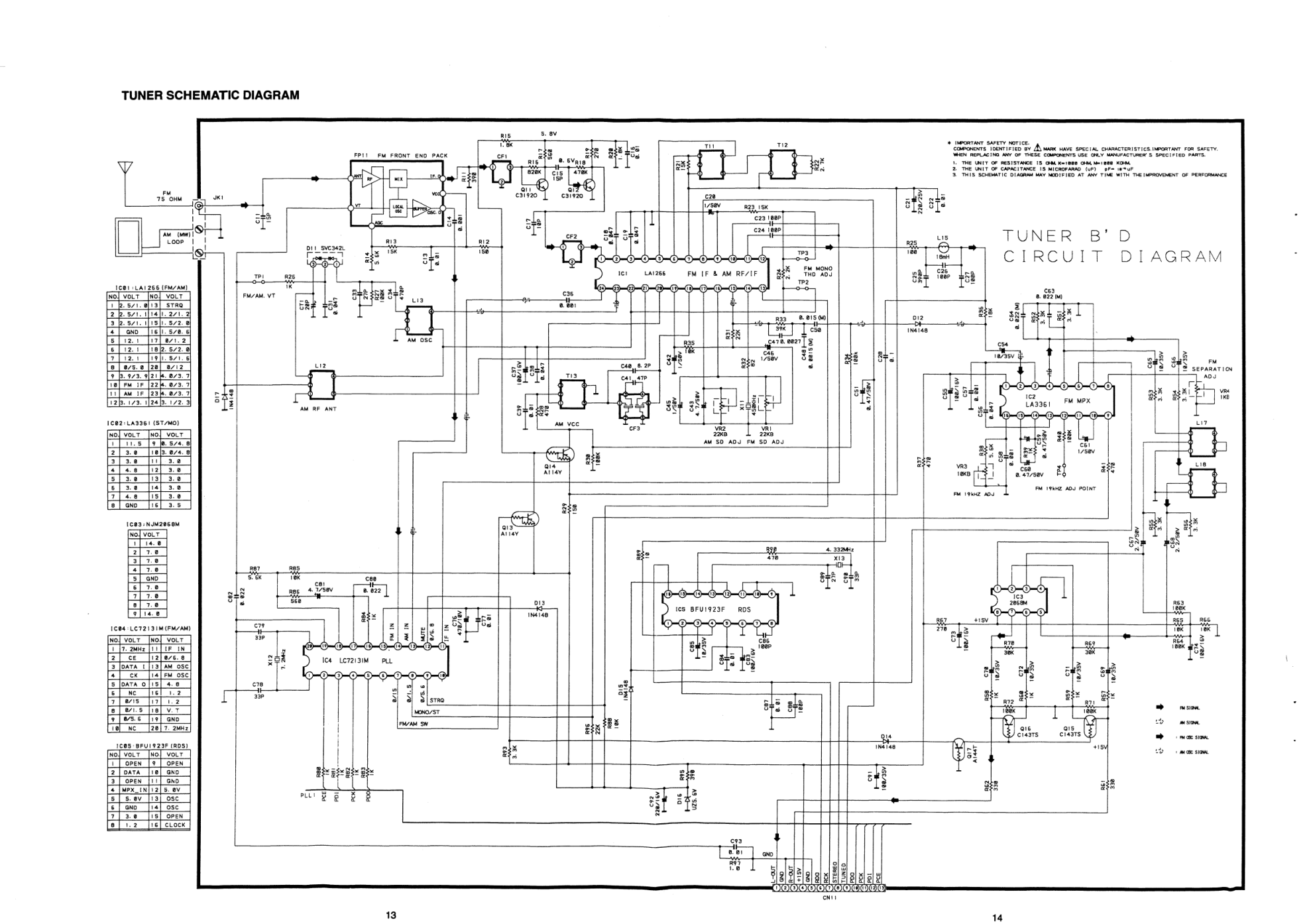 马兰士MARANTZ SR390音响电路图-9 马兰士MARANTZ SR390音响电路图-9