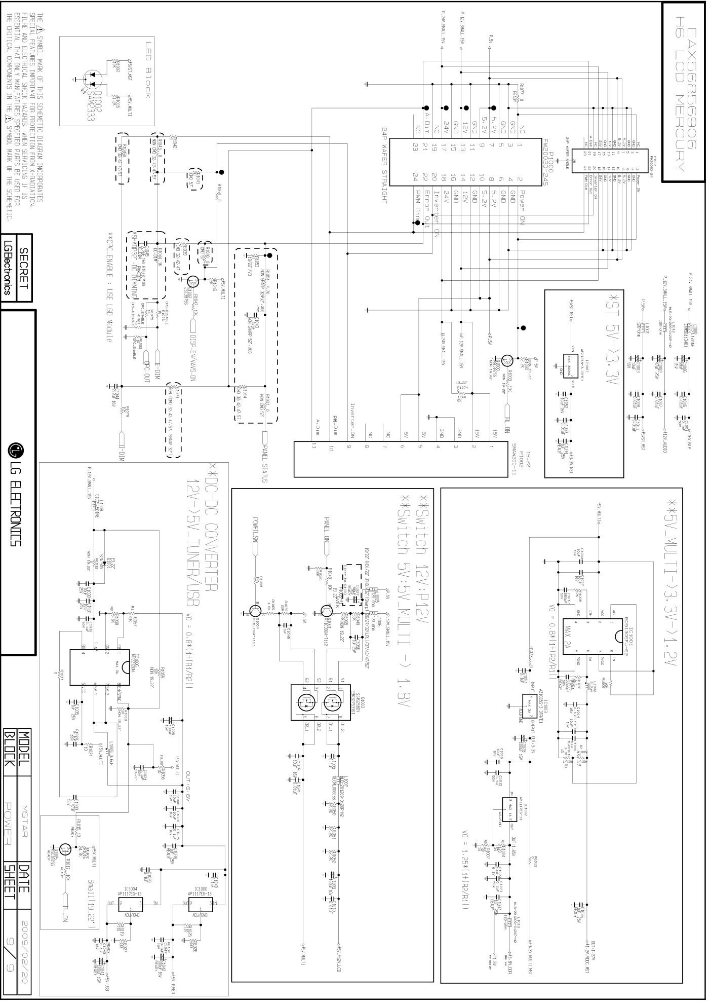 LG 42LH20RC液晶电视电路图-9