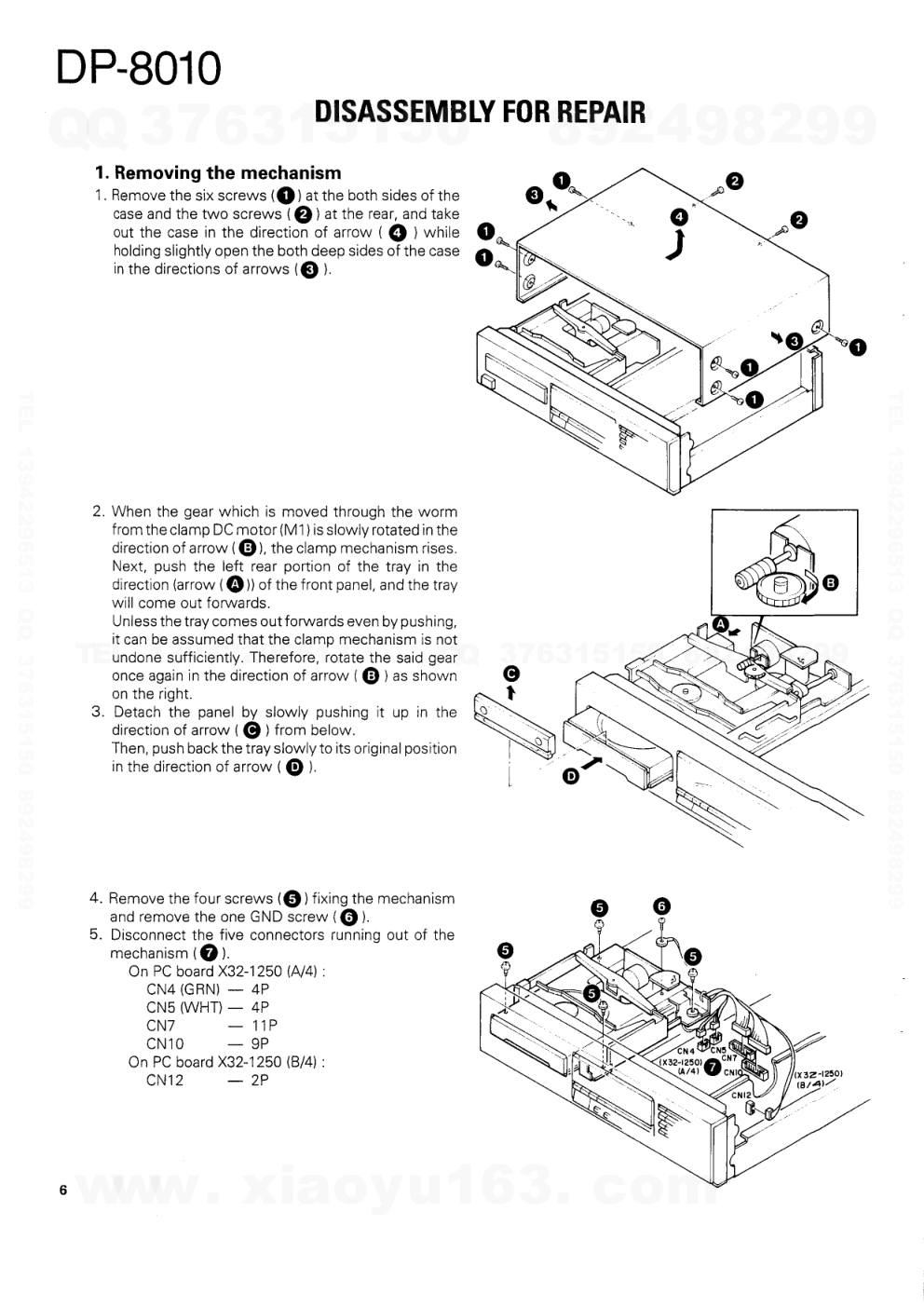 建伍KENWOOD DP-8010 CD播放机维修手册-5 建伍KENWOOD DP-8010 CD播放机维修手册-5