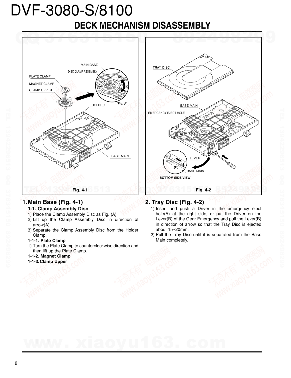 建伍KENWOOD DVF-3080-S 双碟CDDVDVCD播放机维修手册-7