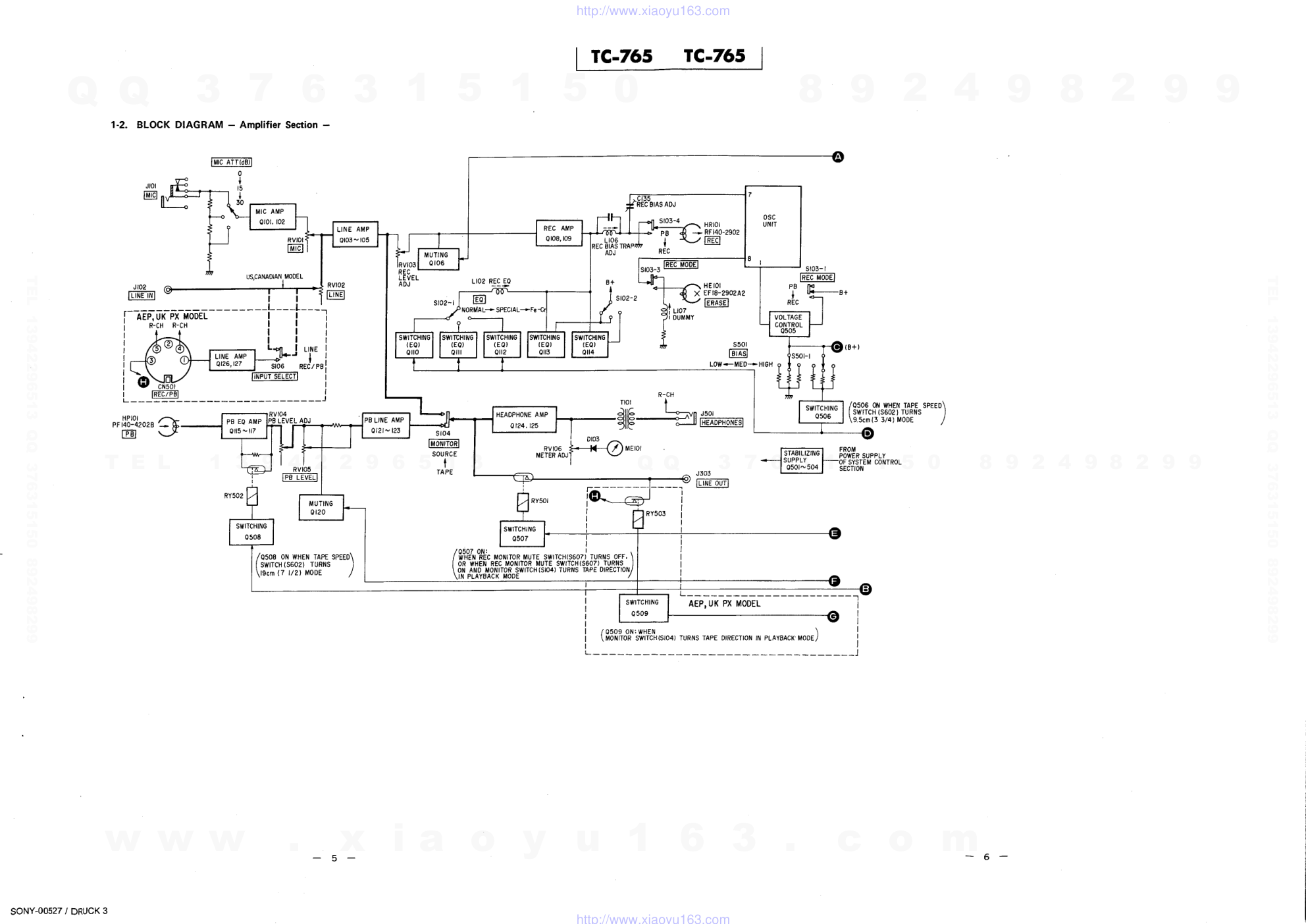 索尼SONY TC-765电路图-4 索尼SONY TC-765电路图-4