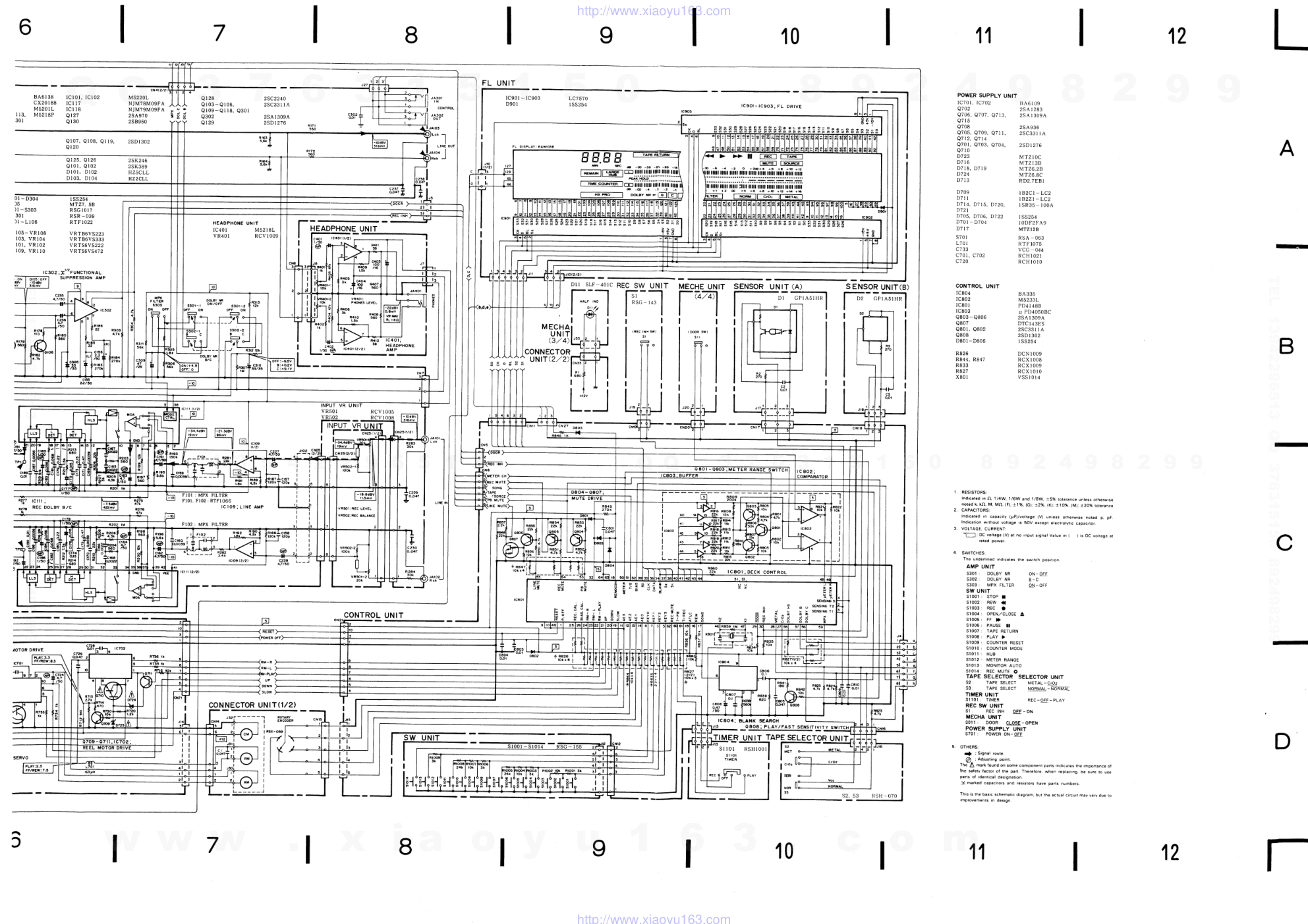 先锋PIONEER CT-91电路图-9