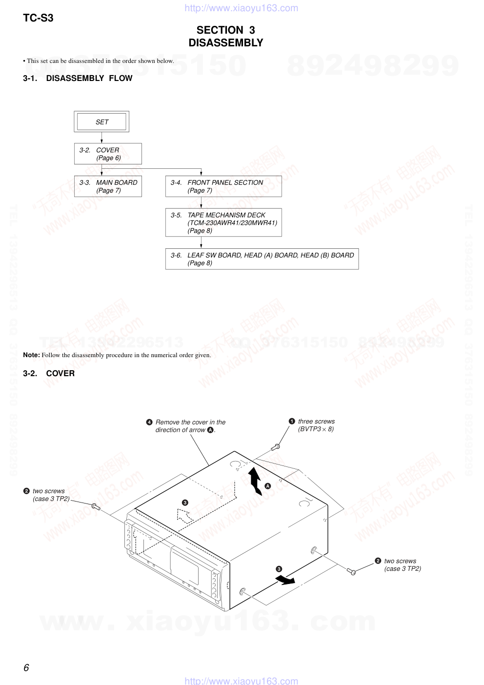 索尼SONY TC-S3电路图-5 索尼SONY TC-S3电路图-5