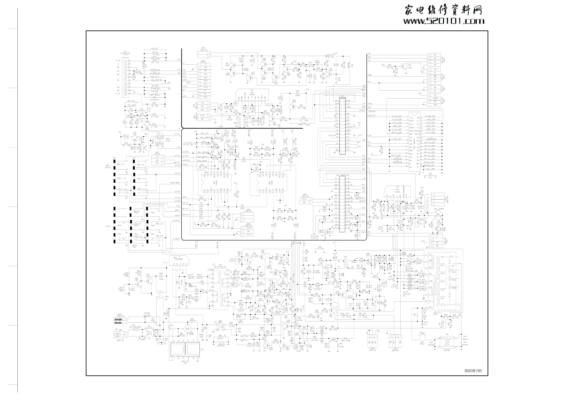 康佳P25ST390彩电电路原理图-0
