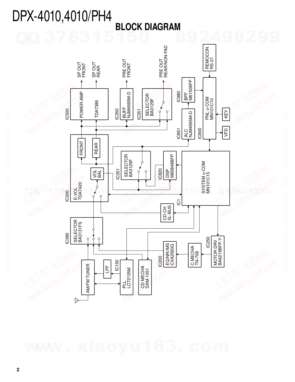 建伍KENWOOD DPX-4010 卡式CD接收机维修手册-1