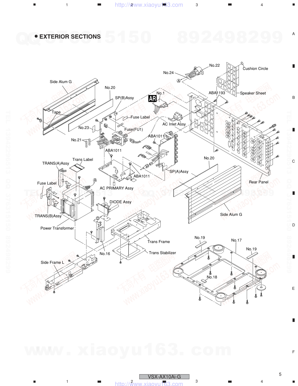 先锋PIONEER VSX-AX10AI-G电路图-4 先锋PIONEER VSX-AX10AI-G电路图-4