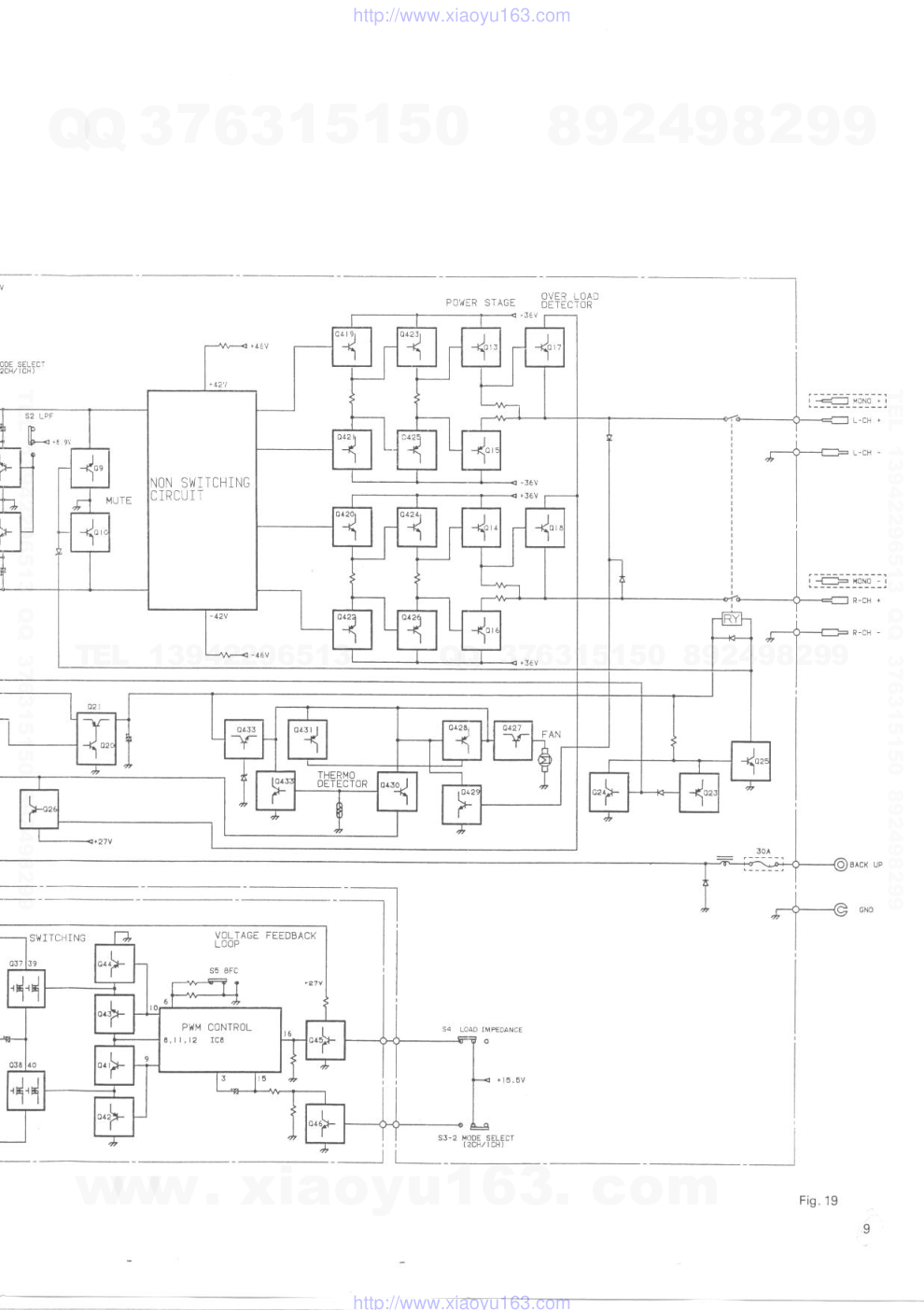 先锋PIONEER GM-4000音响电路图-2