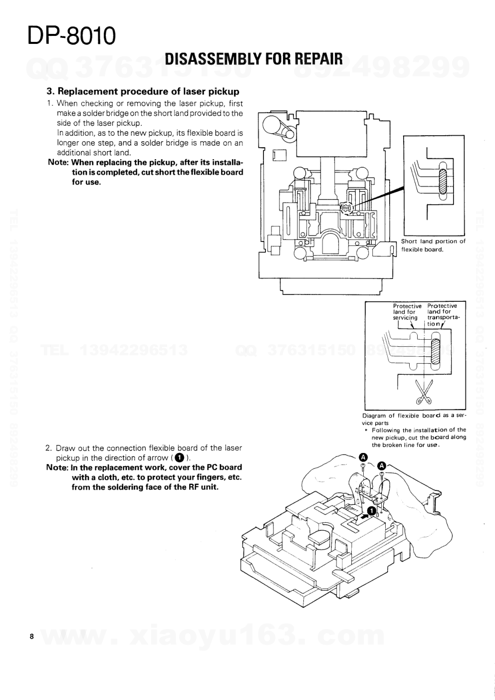 建伍KENWOOD DP-8010 CD播放机维修手册-7 建伍KENWOOD DP-8010 CD播放机维修手册-7