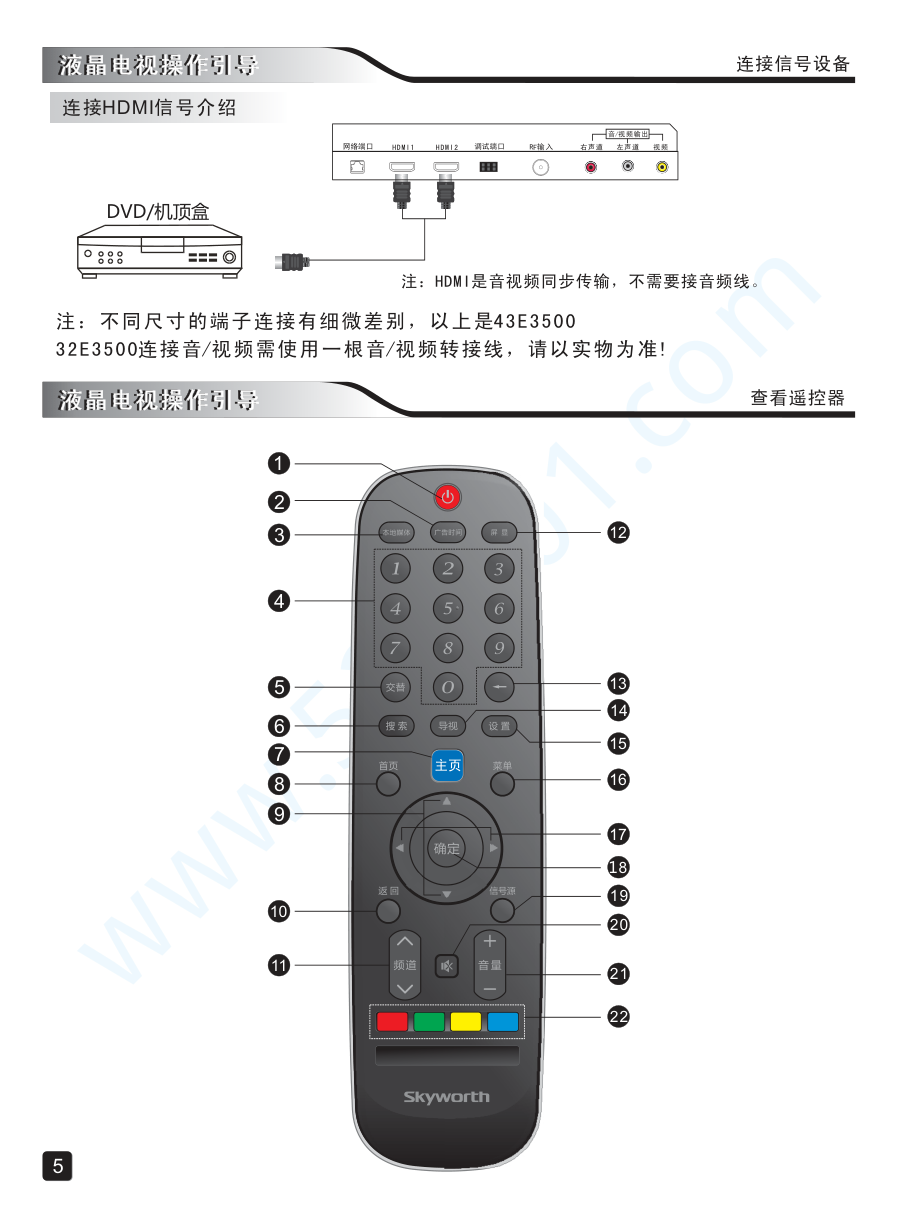 创维43E350E液晶电视说明书-6 创维43E350E液晶电视说明书-6