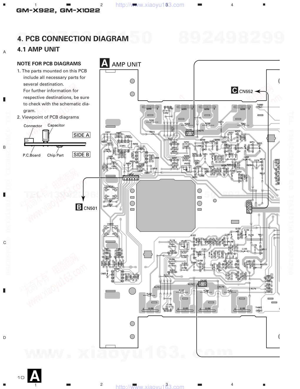 先锋PIONEER GM-X922音响电路图-9