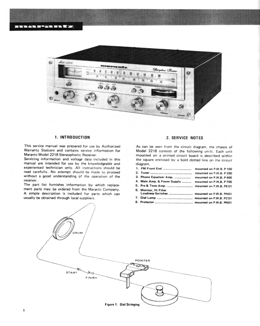 马兰士MARANTZ 2218音响电路图-3 马兰士MARANTZ 2218音响电路图-3