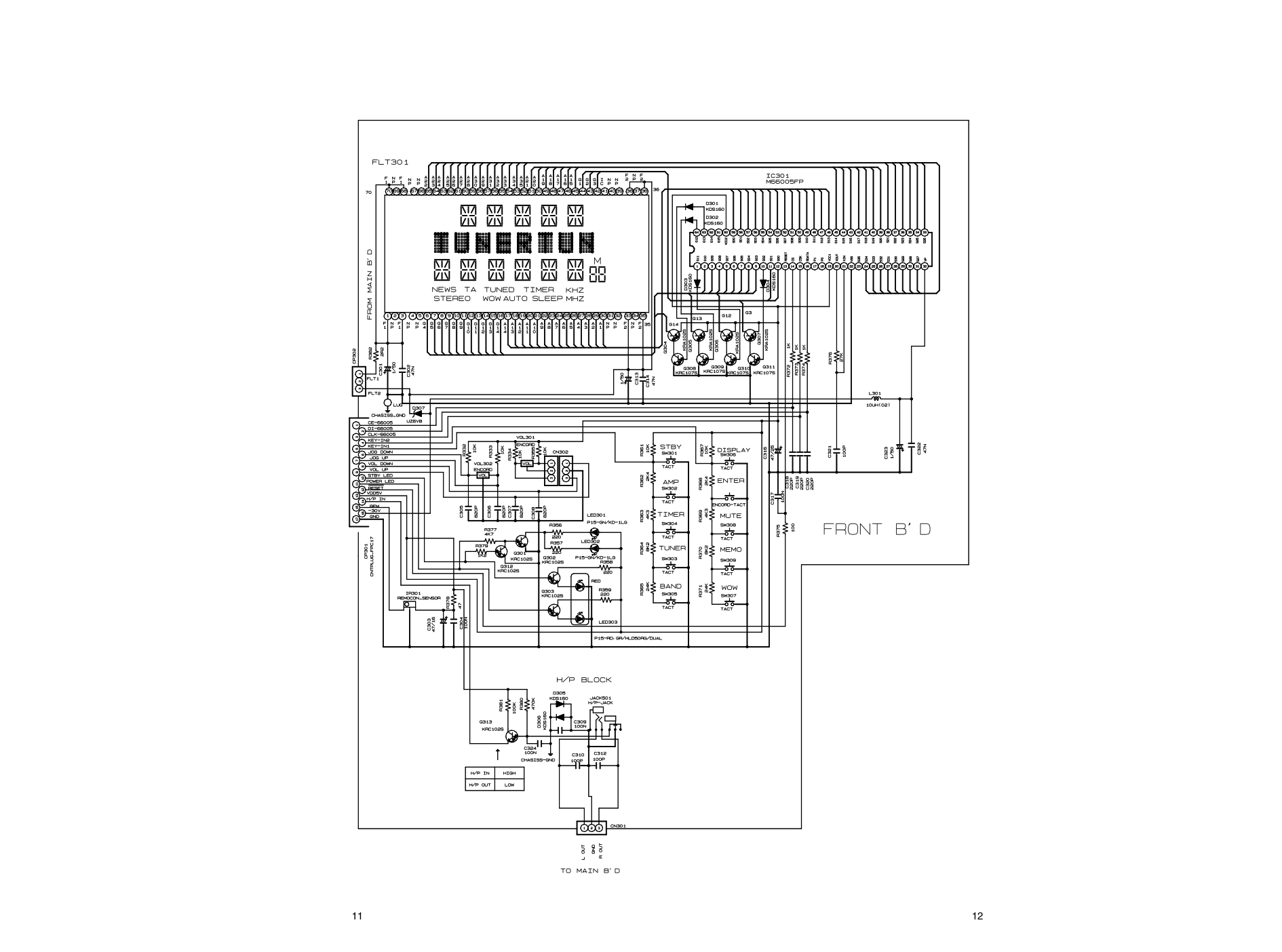 马兰士MARANTZ SR110F1S音响电路图-8