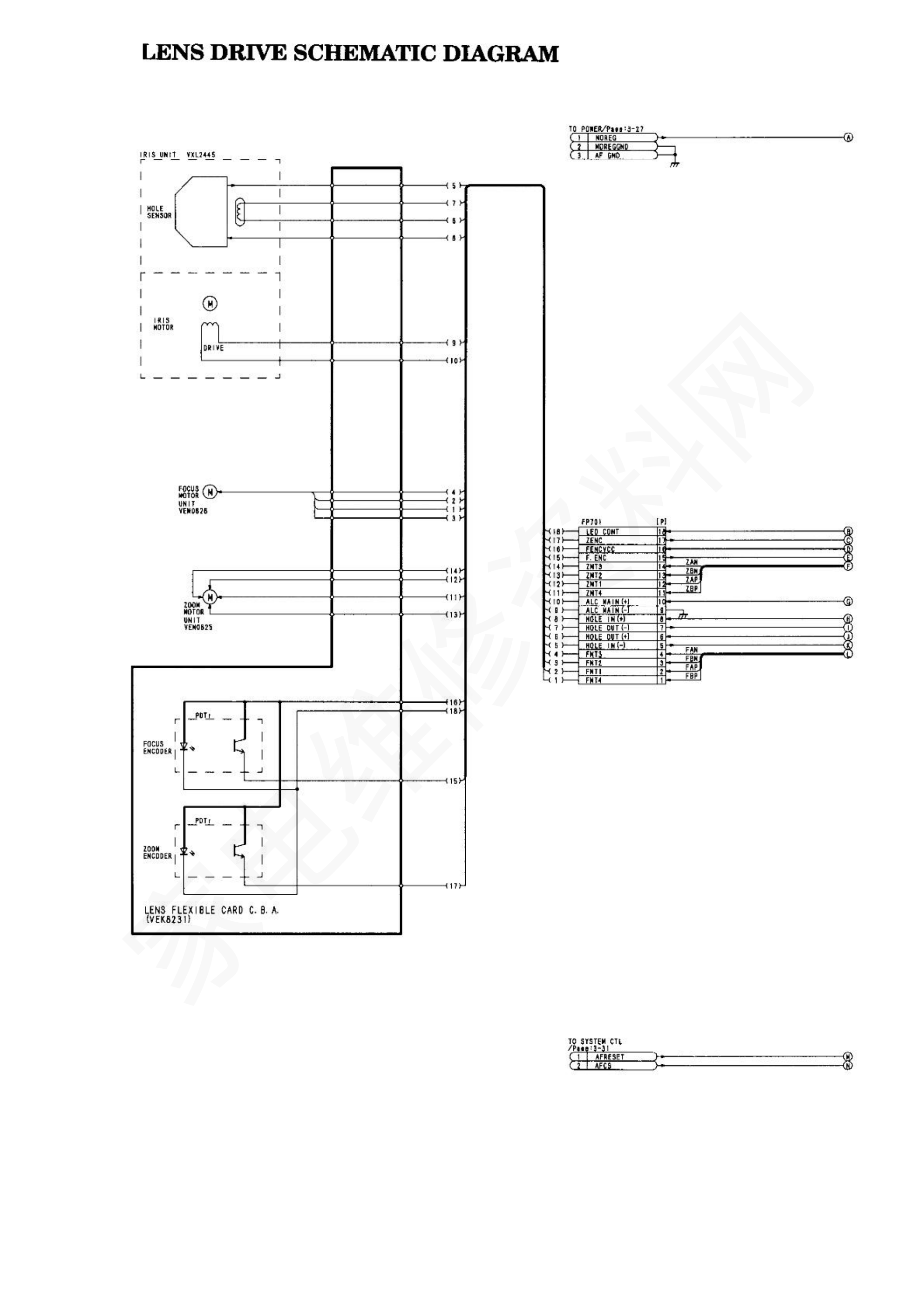 Panasonic NV-122摄像机电路图-5 Panasonic NV-122摄像机电路图-5