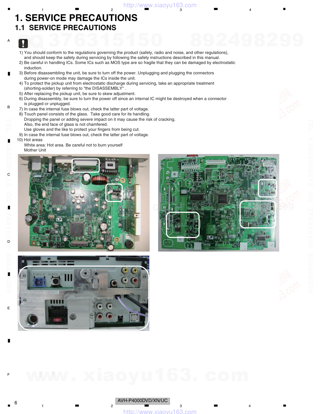 先锋PIONEER AVH-P4000DVD音响电路图-5