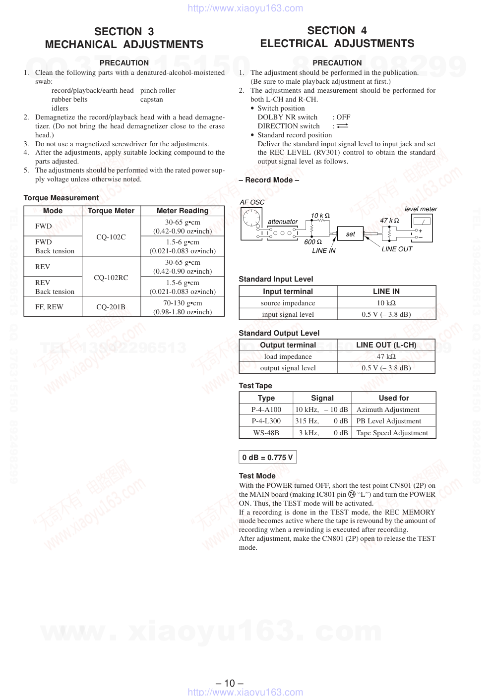 索尼SONY TC-EX66电路图-9