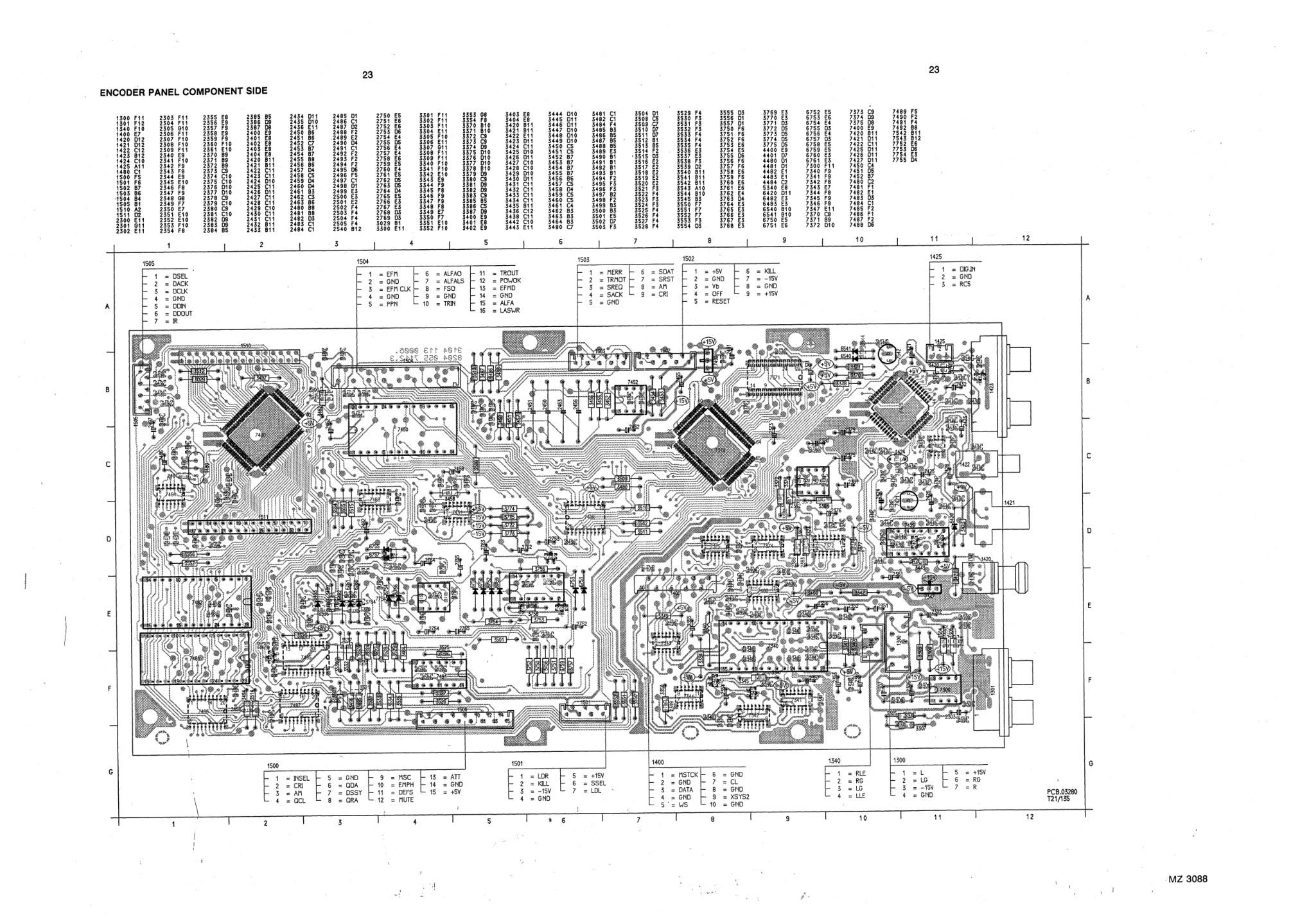 马兰士MARANTZ 74CDR101G音响电路图-8 马兰士MARANTZ 74CDR101G音响电路图-8