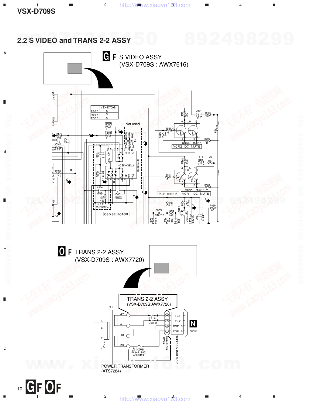 先锋PIONEER VSX-D709S电路图-9