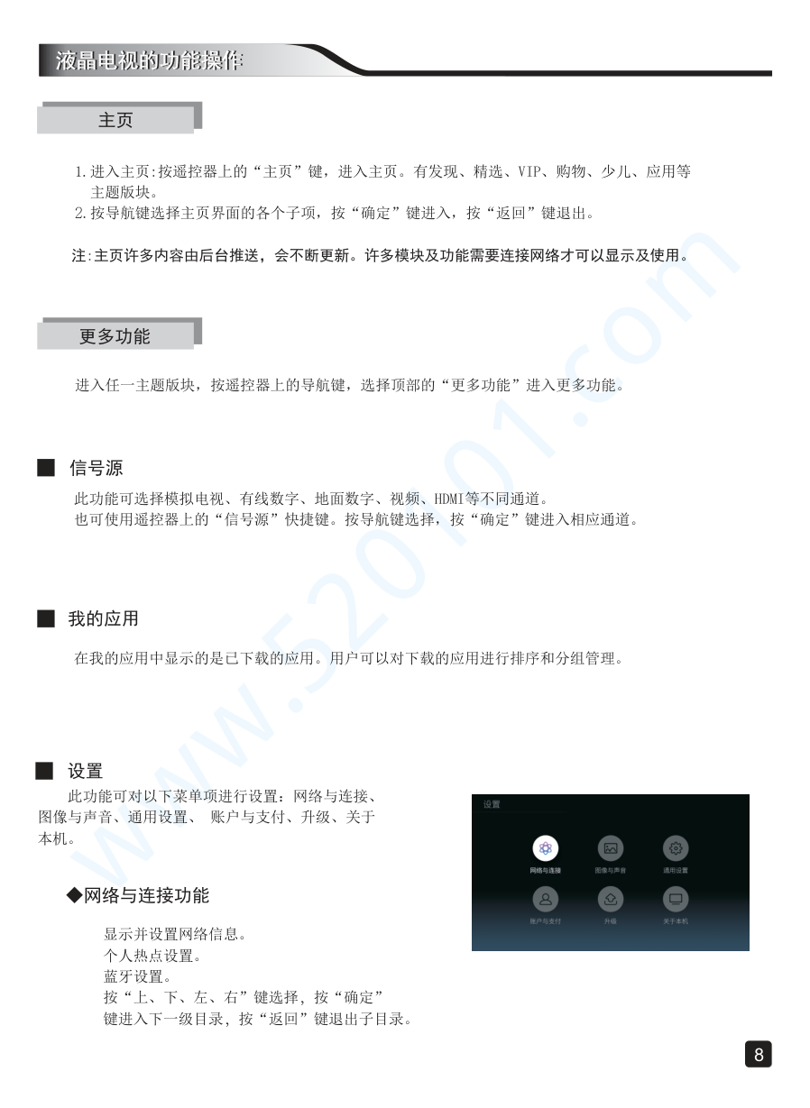 创维75F7液晶电视说明书-9 创维75F7液晶电视说明书-9