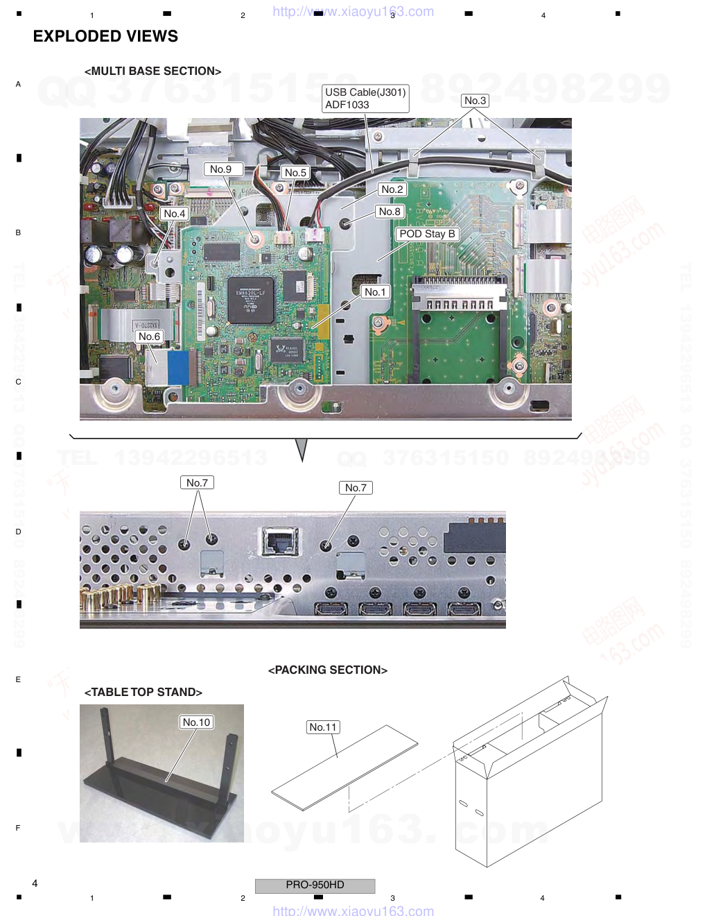 先锋PIONEER PRO-950HD音响电路图-3