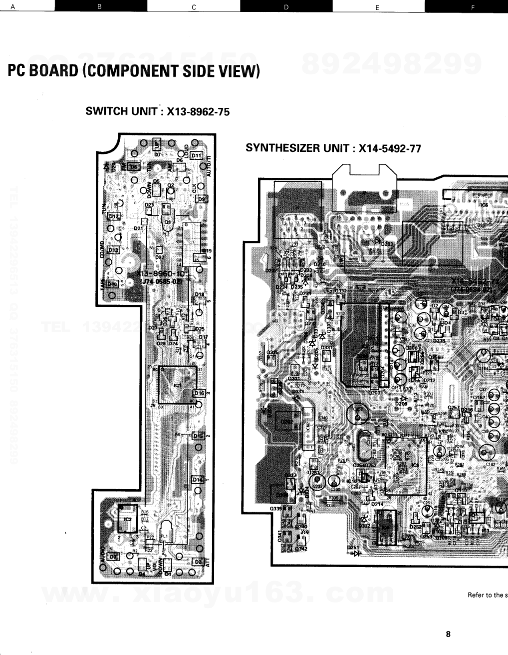 建伍KENWOOD KRC-489R磁带录放机电路图-6 建伍KENWOOD KRC-489R磁带录放机电路图-6
