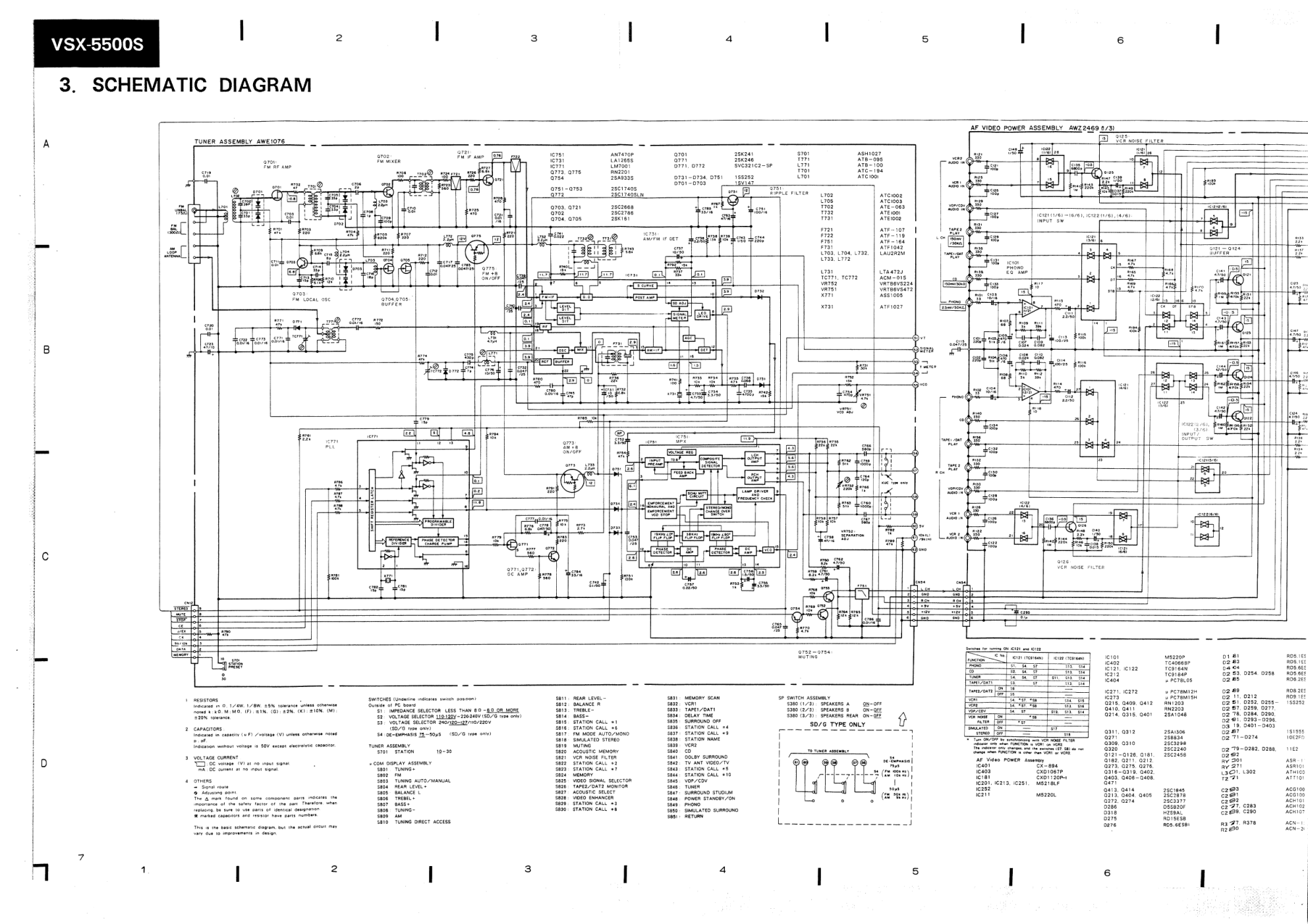 先锋PIONEER VSX-5400电路图-4 先锋PIONEER VSX-5400电路图-4
