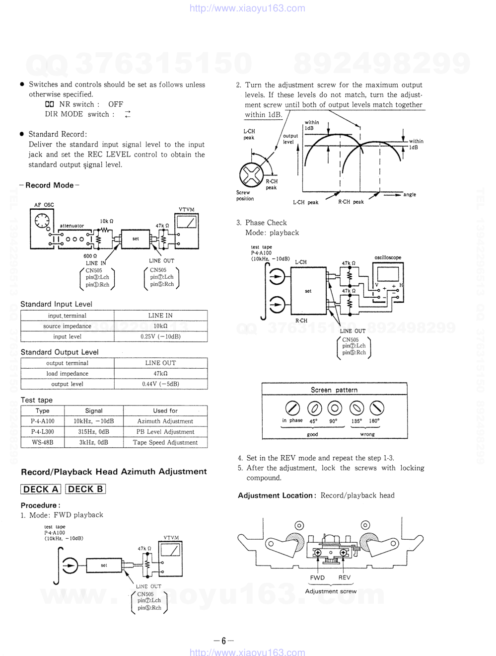 索尼SONY TC-D505电路图-5 索尼SONY TC-D505电路图-5