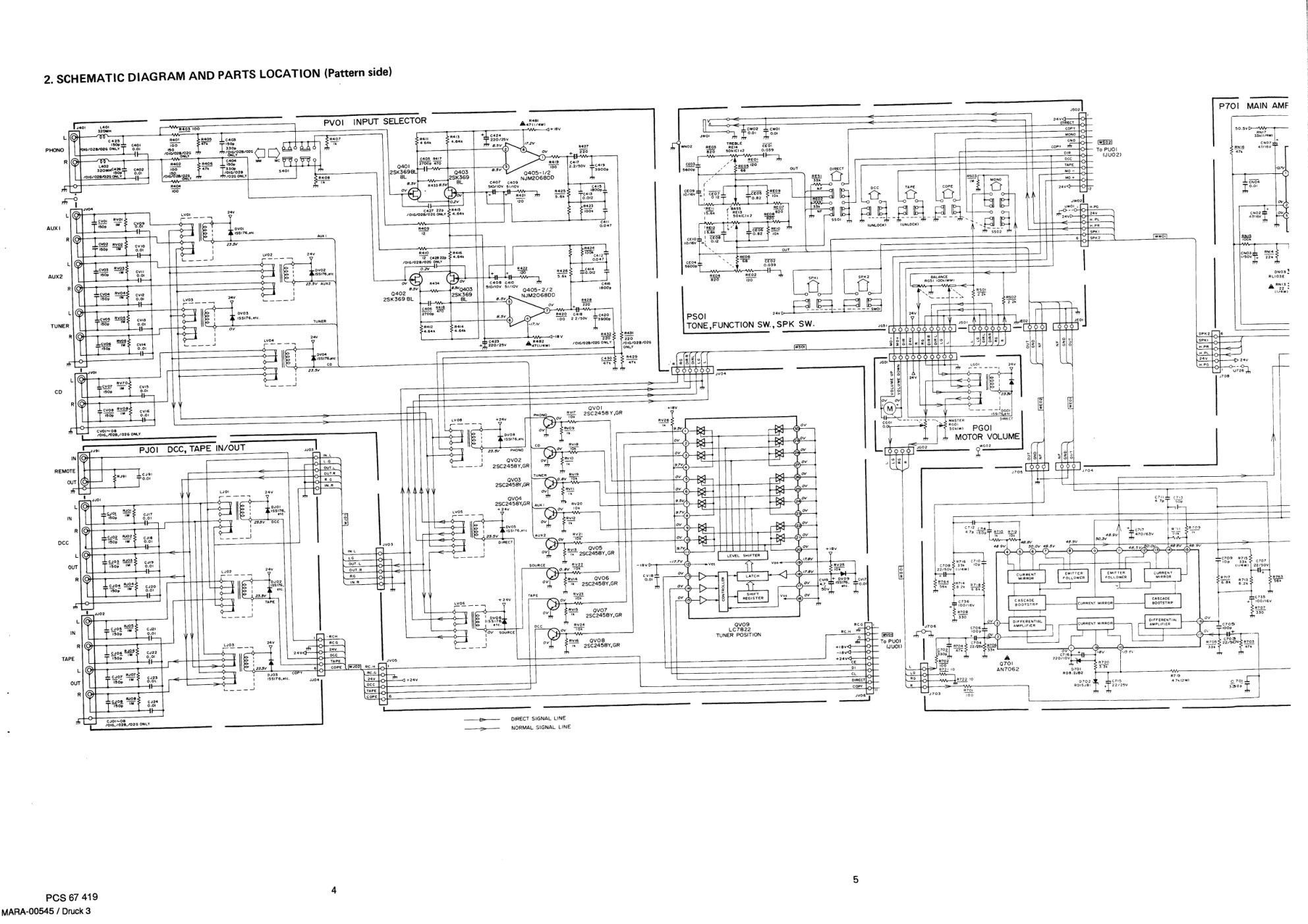 马兰士MARANTZ PM6202B音响电路图-4 马兰士MARANTZ PM6202B音响电路图-4