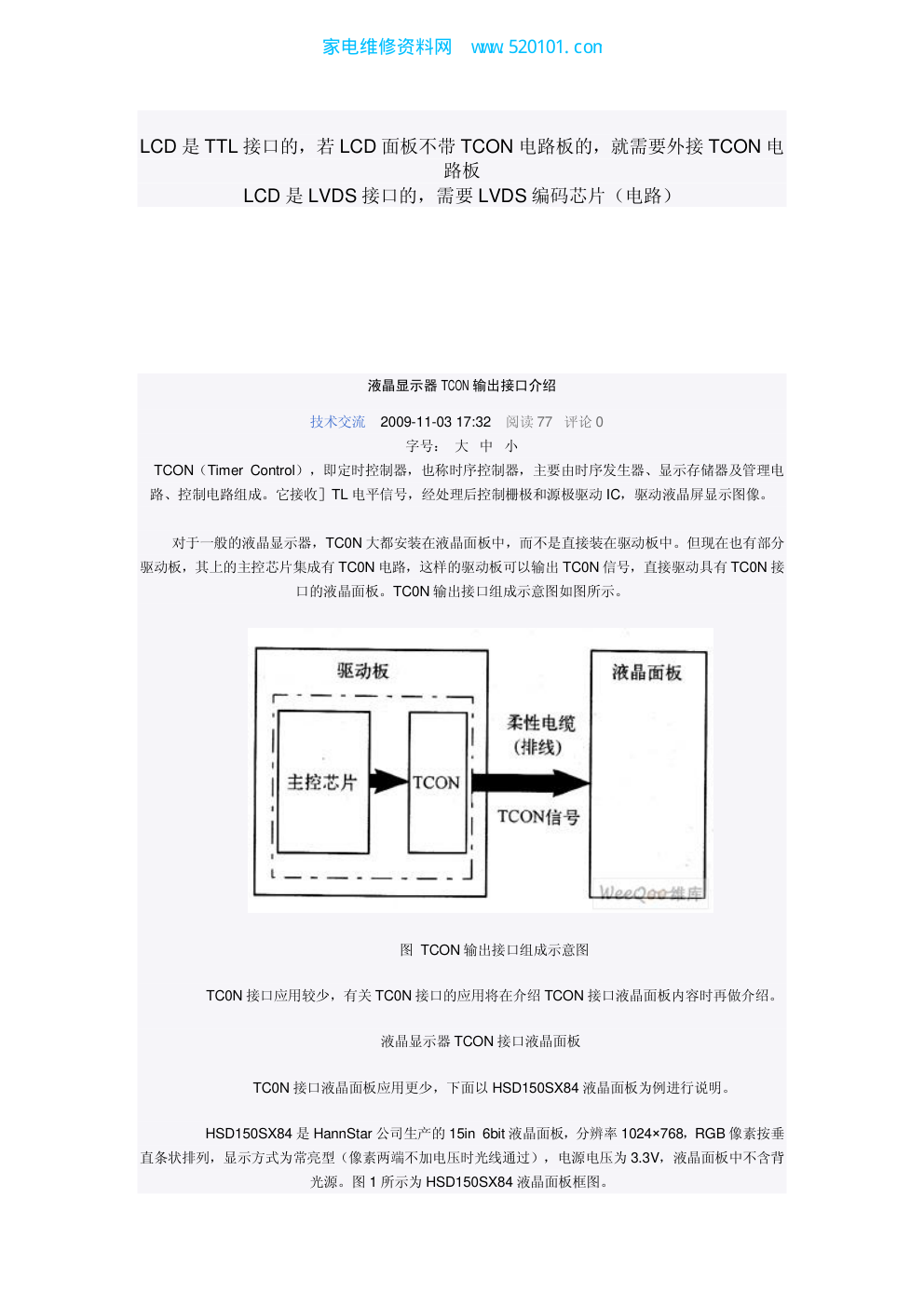 各种液晶屏接口定义TTL、T-CON、LVDS-1 各种液晶屏接口定义TTL、T-CON、LVDS-1