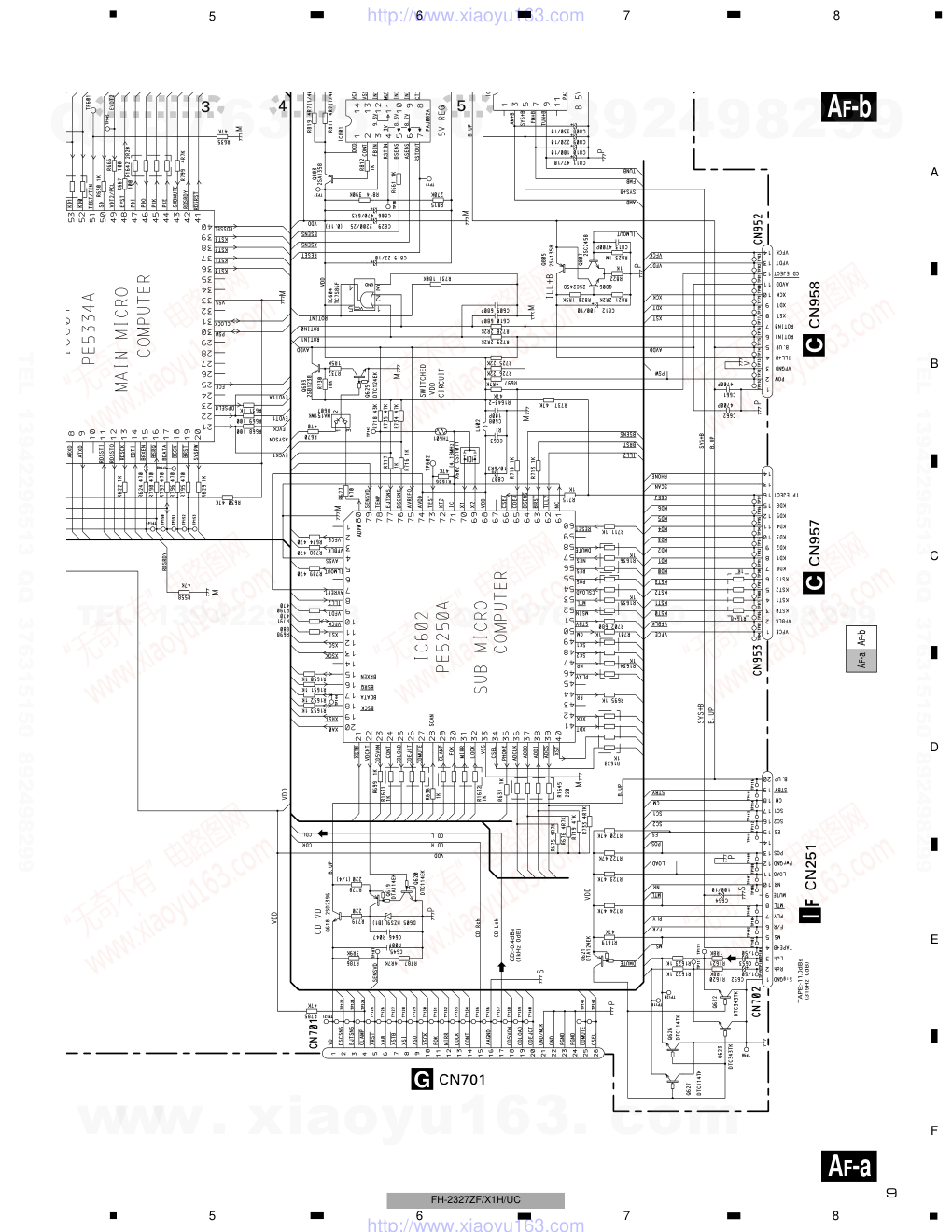 先锋PIONEER FH-2327ZF音响电路图-8 先锋PIONEER FH-2327ZF音响电路图-8