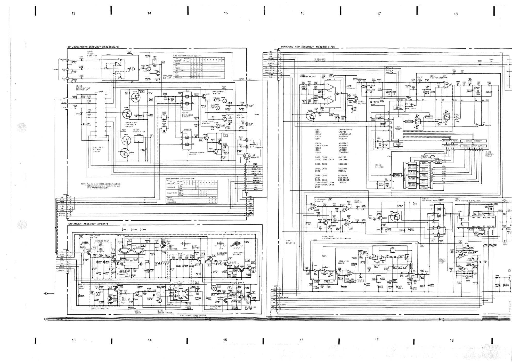 先锋PIONEER VSX-5400电路图-6 先锋PIONEER VSX-5400电路图-6