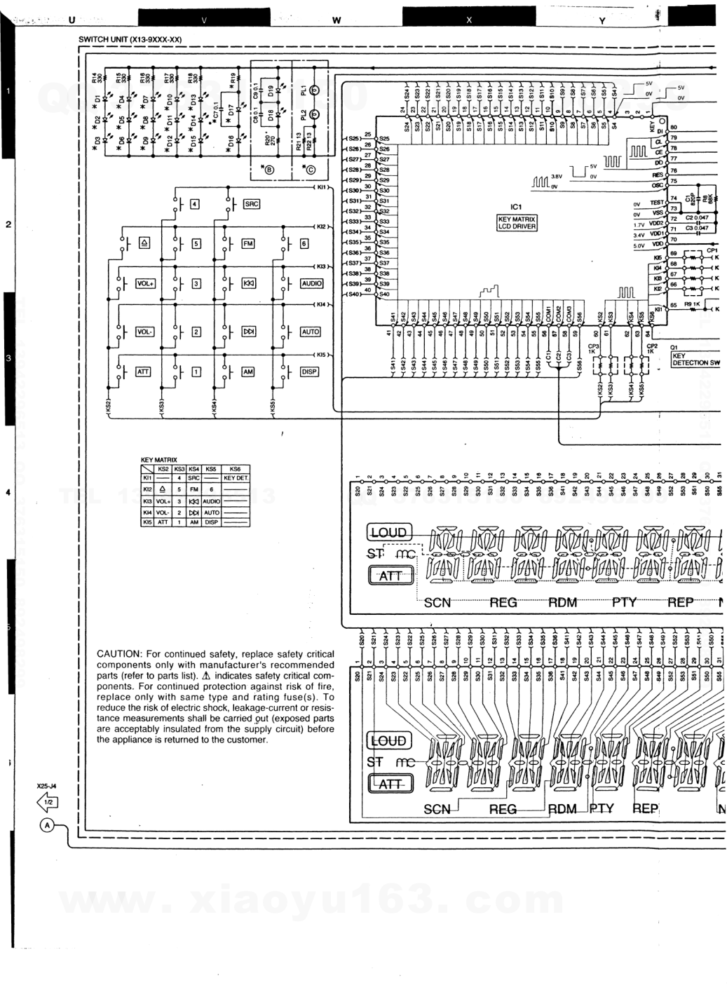 建伍KENWOOD KDC-3011 CD播放器电路图-9