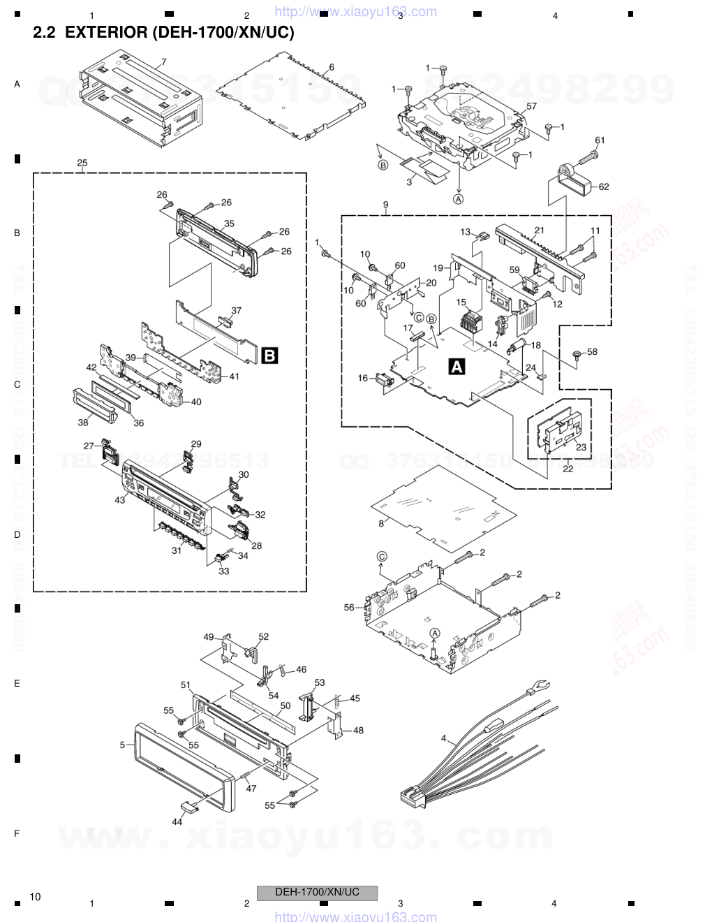 先锋PIONEER DEH-7XN电路图-9 先锋PIONEER DEH-7XN电路图-9