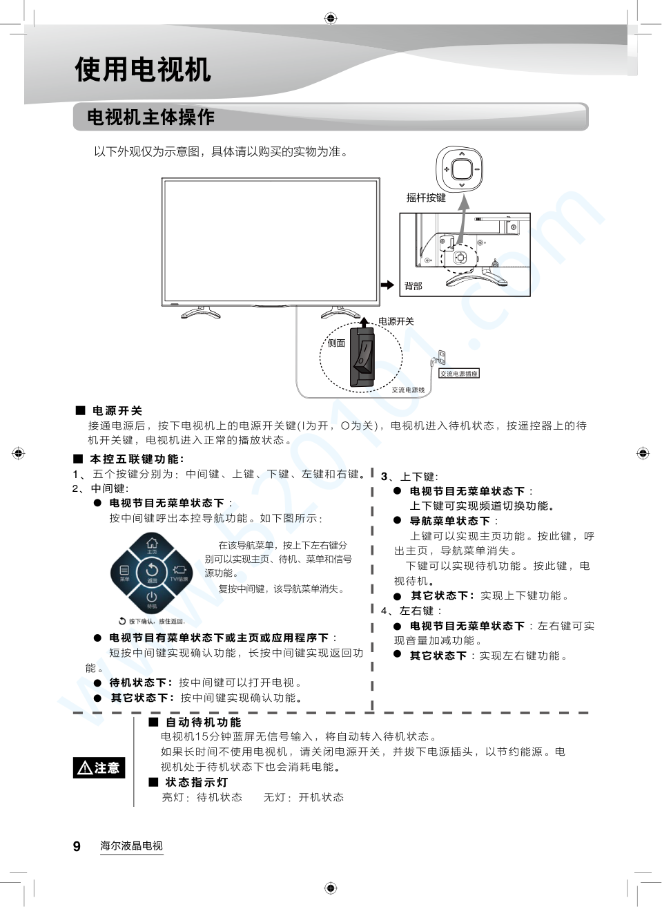 海尔LS48AL88G31S液晶电视说明书-9 海尔LS48AL88G31S液晶电视说明书-9