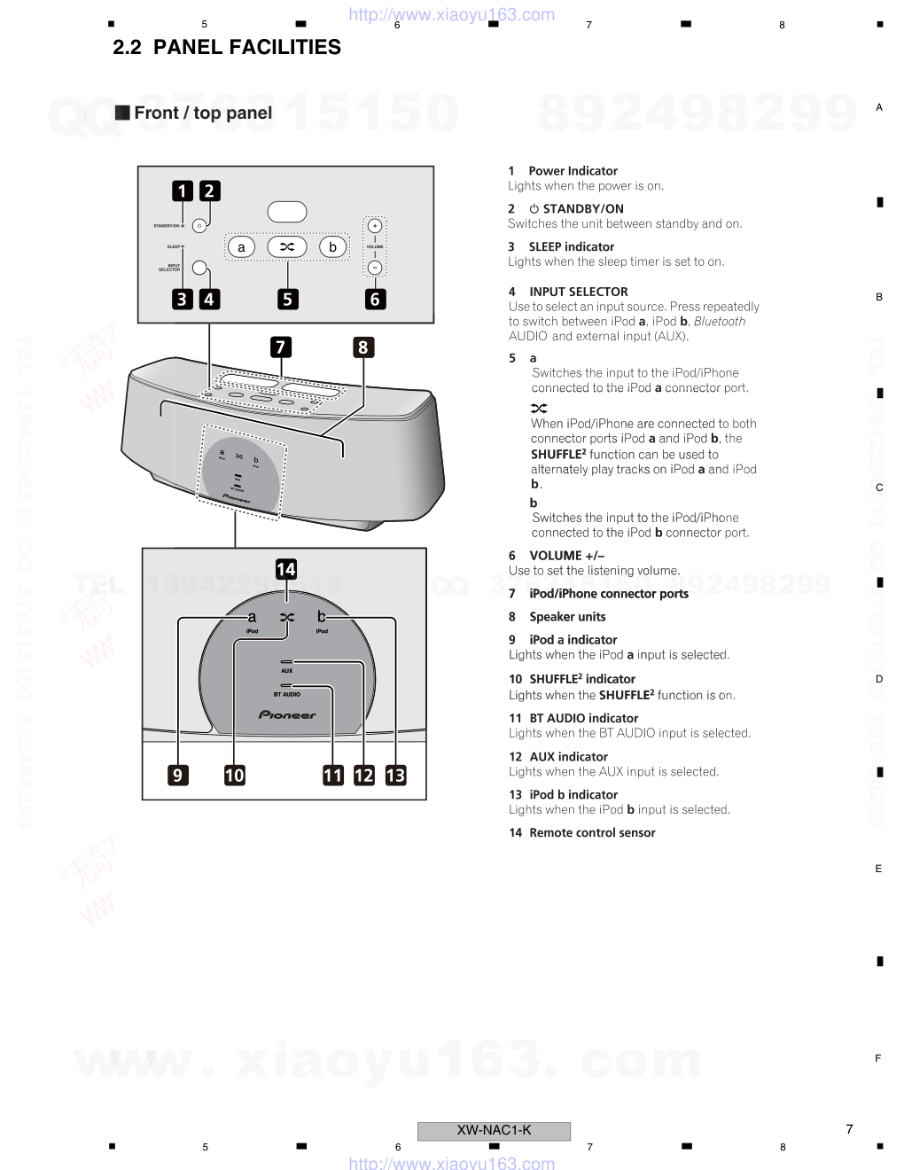 先锋PIONEER XW-NAC1-K电路图-6