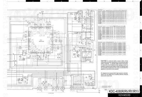 建伍KENWOOD KDC-4080 CD播放器电路图-1