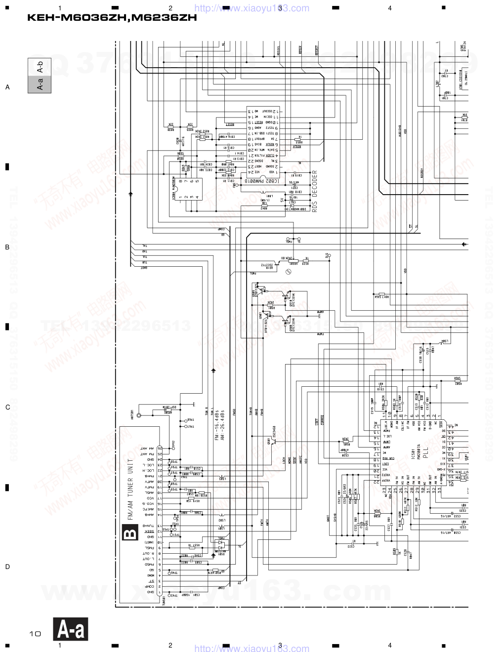 先锋PIONEER KEH-M6036ZH音响电路图-9 先锋PIONEER KEH-M6036ZH音响电路图-9