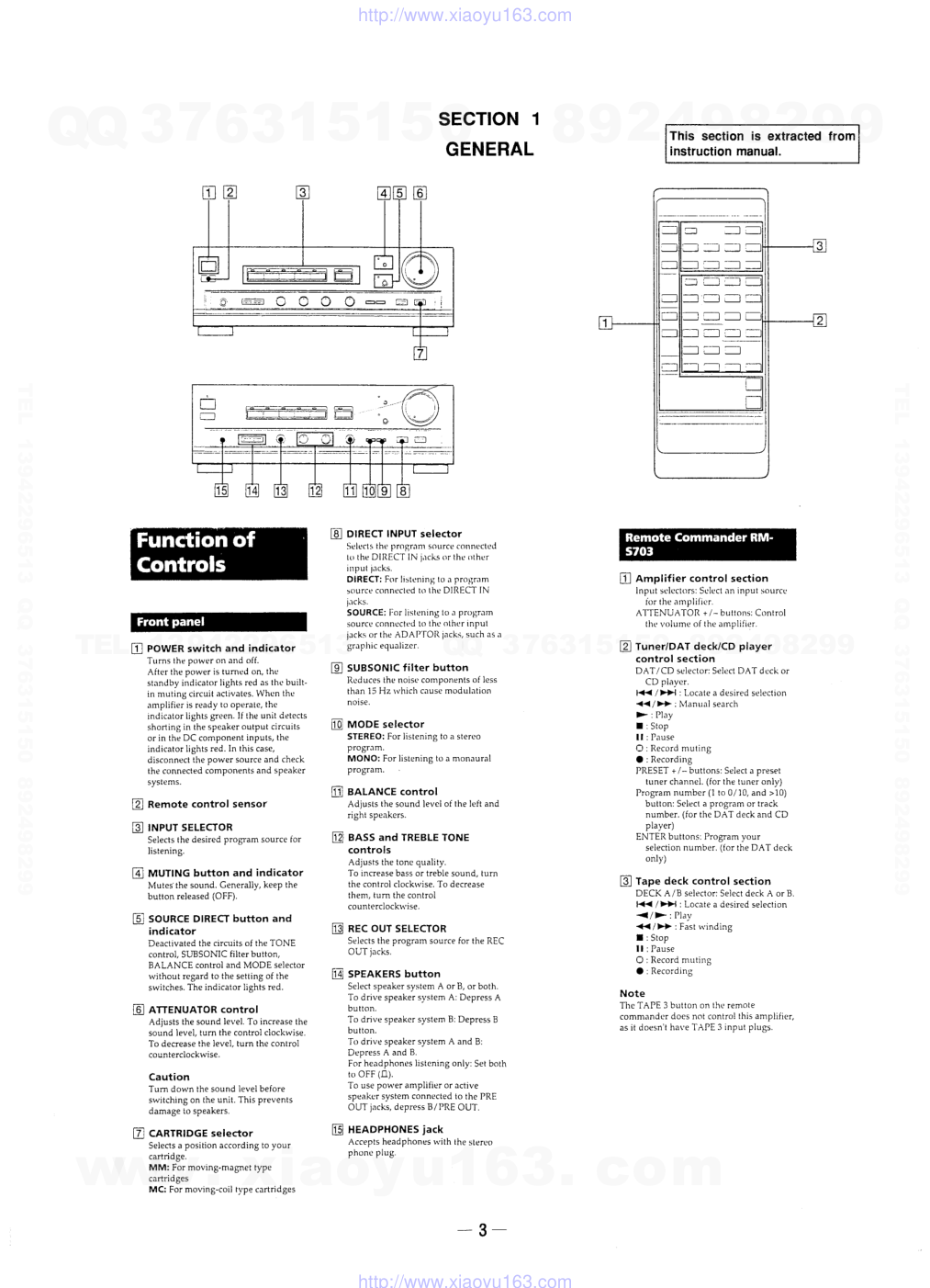 索尼SONY TA-F606ES音响电路原理图-2 索尼SONY TA-F606ES音响电路原理图-2
