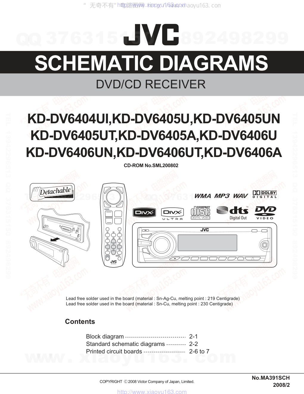 胜利JVC KD-DV6406U CDDVD播放器电路图-0 胜利JVC KD-DV6406U CDDVD播放器电路图-0