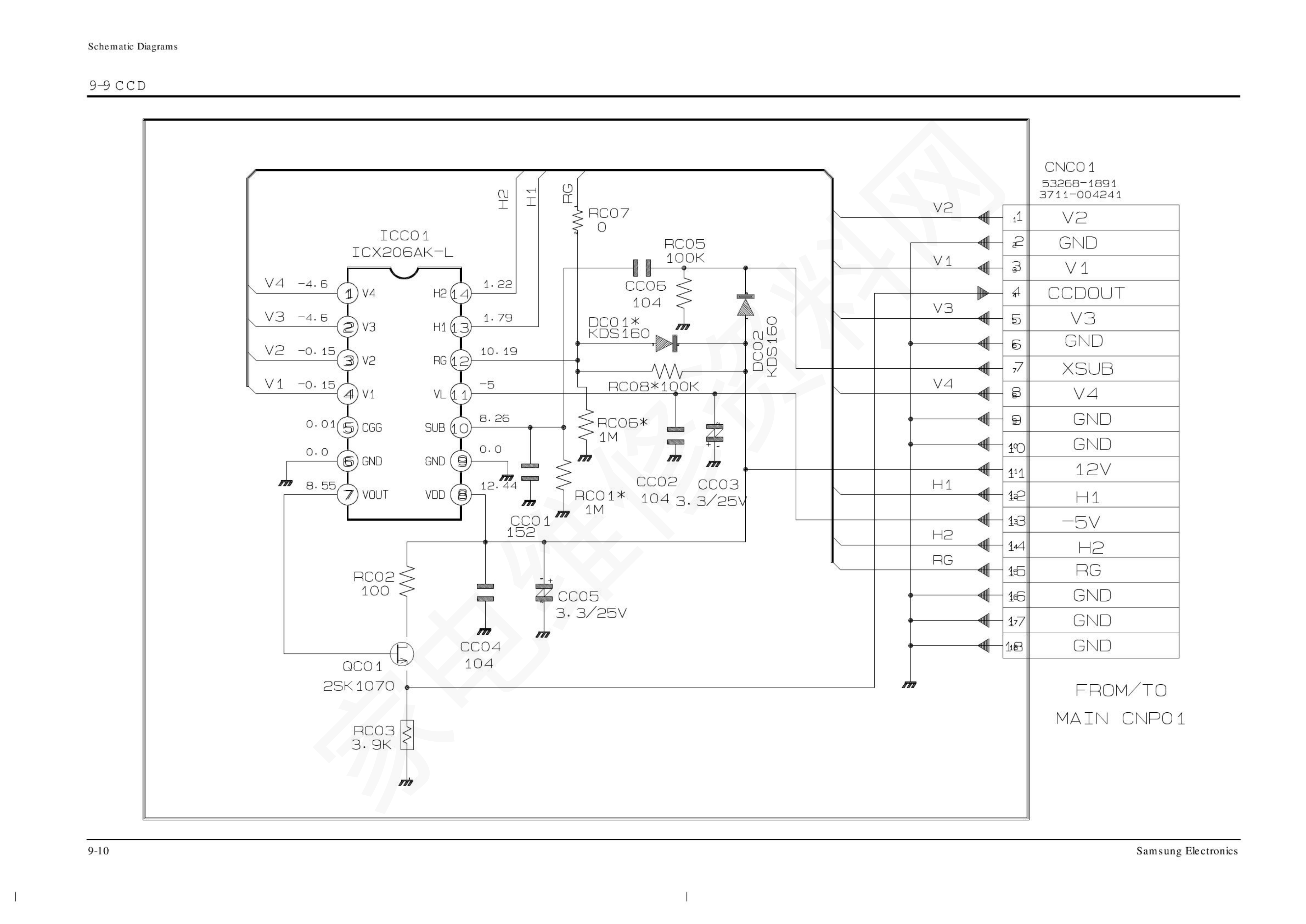 Samsung SC-L770摄像机电路图-9