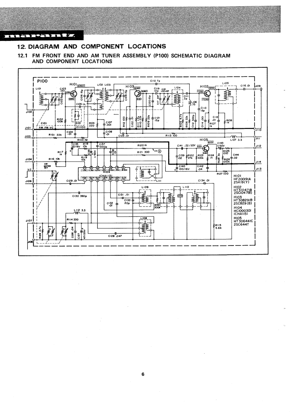 马兰士MARANTZ 2230B音响电路图-7 马兰士MARANTZ 2230B音响电路图-7