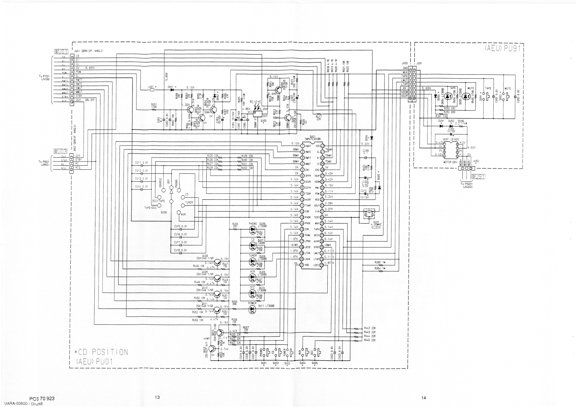 马兰士MARANTZ PM6305B音响电路图-8